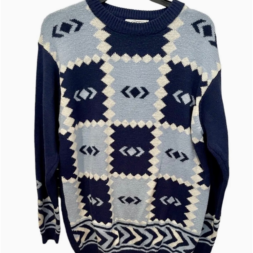 Vintage Lauren Grey Sweater Womens Size Medium